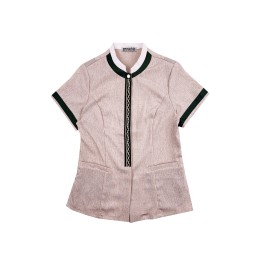 Order Shoulder Breathable Mesh Ladies Hotel Cleaning Clothing Fashion Design Splicing Enterprise Neck Short Sleeve Hotel Room Cleaning Hotel Cleaning Clothing Supplier SKHH007 Order Shoulder Breathable Mesh Ladies Hotel Cleaning Clothing Fashion Design Splicing Enterprise Neck Short Sleeve Hotel Room Cleaning Hotel Cleaning Clothing Supplier SKHH007
